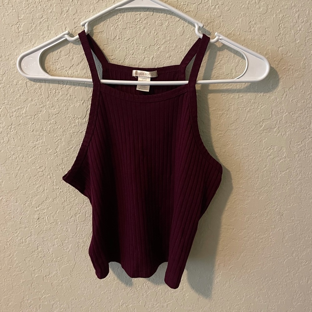 Women’s Bozzolo Crop Top Maroon